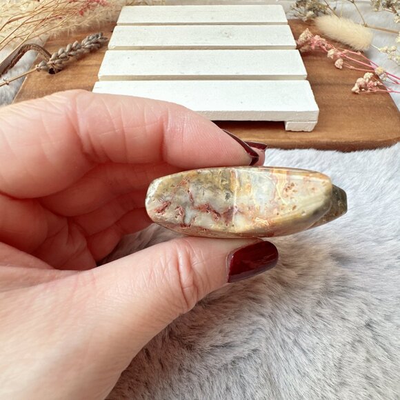 Beautiful Small Crazy Lace Agate Star - Picture 4 of 7